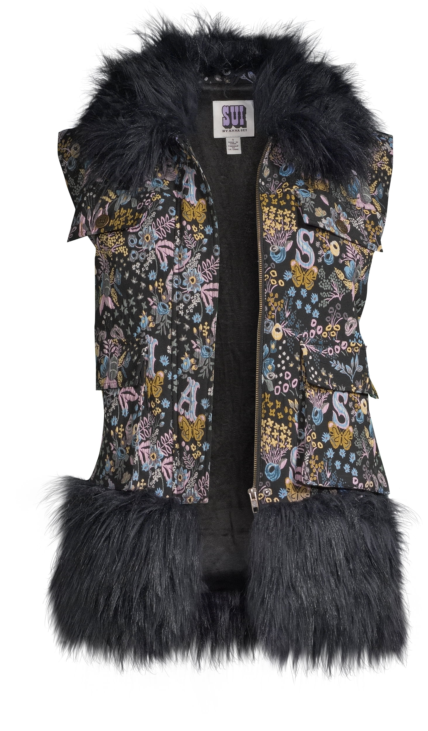 Sui by Anna Sui Women's Autumn Tapestry Vest