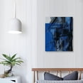 thumbnail image 4 of JEUXUS  Abstract Geometric Canvas Wall Art Prints Modern Painting Picture for Office Bedroom Living Room Wall Decor (Blue), 4 of 5