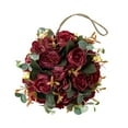 thumbnail image 1 of Ramo de bolas de flores de 20 cm, guirnalda de flores colgantes para boda Rojo, 1 of 3