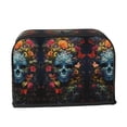 thumbnail image 6 of Toaster Covers 2 Slice, Butterfly Flower Skull A Waterproof Bread Machine Cover Fits for Standard 2 Slice Toasters, Home Decor Toaster Protection with Hanging Rope, 6 of 7