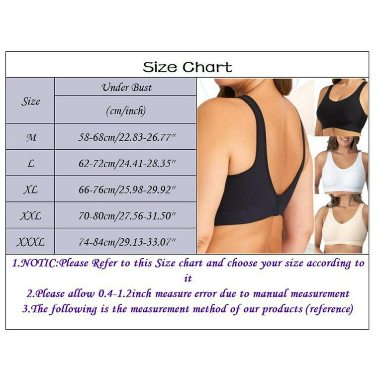 SZXZYGS Underoutfit Bras for Women Women's and Comfortable Large Shiny Silk  Tank Top Shaping without Steel Rings and Traces Bra 