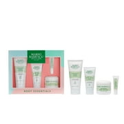 Mario Badescu Body Essentials Kit, 4 Piece Set with Body Scrub, Body Lotion, Hand Cream, and Lip Balm