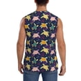 thumbnail image 4 of Balery Turtle Men's Sleeveless Muscle Shirts Workout Tank Top, Moisture Wicking, Odor Protection-Large, 4 of 8