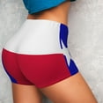 thumbnail image 4 of Texas Flag Workout Shorts For Women Scrunch Butt Lifting Yoga Gym Seamless Booty Biker Shorts Large, 4 of 9