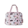 thumbnail image 2 of Luv Betsey by Betsey Johnson Women's River Large White Multi Printed Weekender Bag, 2 of 5