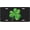 Irish Shamrock, variant on Grateful Aluminum License Plate Inspirational Quote Decor Gift 6x12 | Elegant script lettering adds a warm gratitude message for cars, garages, offices, and cozy spaces.