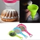 thumbnail image 2 of 4pcs Plastic Mesh Strainer Colander Set, Food Soy Milk Flour Sieve Long Handle, 2 of 5