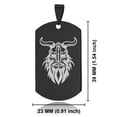 thumbnail image 2 of Stainless Steel Viking Warrior Champion Dog Tag Pendant Necklace, 2 of 3