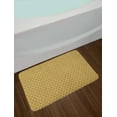 thumbnail image 2 of Floral Bath Mat, Simple Interpretation of Tulips in Rhombus, Plush Bathroom Decor Mat with Non Slip Backing, 29.5" X 17.5", Yellow Dark Turquoise, by Ambesonne, 2 of 2