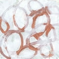 thumbnail image 2 of Vess, June Erica 12x12 White Modern Wood Framed Museum Art Print Titled - Rust Thread I, 2 of 4