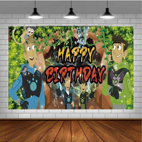 Wild Kratts Post Wall Decor Birthday Banner Backdrop Background Party Supplies Taspestry