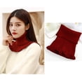 thumbnail image 3 of Foulard Tricotée Femme Chaude Coupe-Vent Hiver Cache-Cou Cache-Cou Foulard, 3 of 10