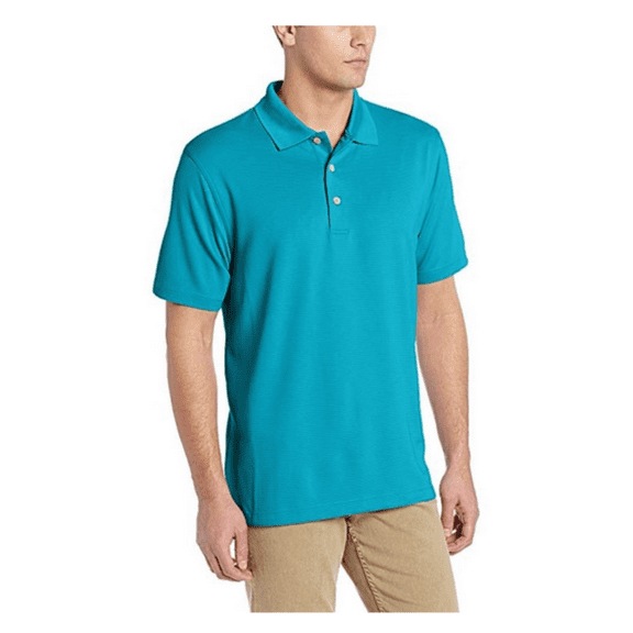 CUBAVERA Knit Luxury Short Sleeve T-shirt , Caribbean Sea, 4X