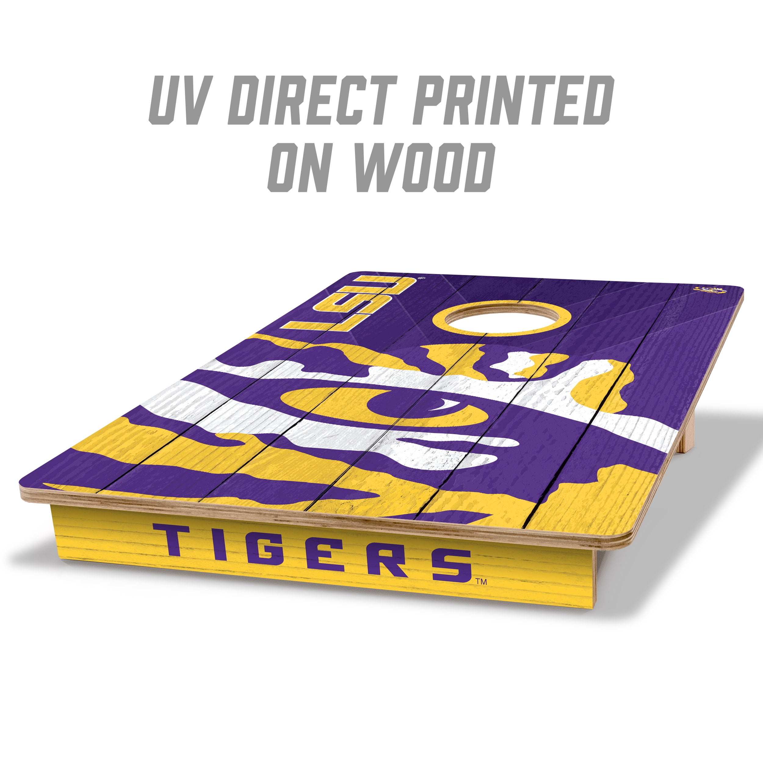YouTheFan NCAA LSU Tigers 2' x 3' Cornhole Game No Bags