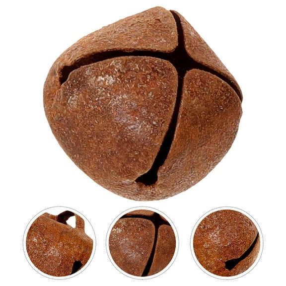 Milisten Rustic Metal Bells Brown for Holiday Crafting, Projects, Home Decor, Christmas Decorations, and Seasonal Crafts