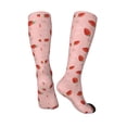 thumbnail image 4 of Fotbe Strawberry print Women's Men's Novelty Crew Socks Cotton Socks Knee High Socks for Walking,Running,Nurses,Pregnancy, 4 of 9