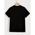 thumbnail image 2 of [Halloween T-Shirt] Halloween Cute Black Cat With Bat Wings Pumpkin T-Shirt for Women Men, 2 of 6