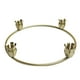 thumbnail image 1 of Candelabro cónico redondo para decoración de mesa, centros de mesa de comedor decorativos con 4 ramas para recepción de boda, duradero Dorado, 1 of 9