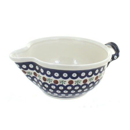 

Blue Rose Polish Pottery Nature Batter Bowl