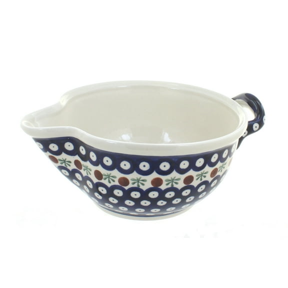 Blue Rose Polish Pottery Nature Batter Bowl