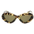 thumbnail image 2 of Moschino MOS076/S 0EPZ QT Women's Yellow Havana Frame Sunglasses, 2 of 2