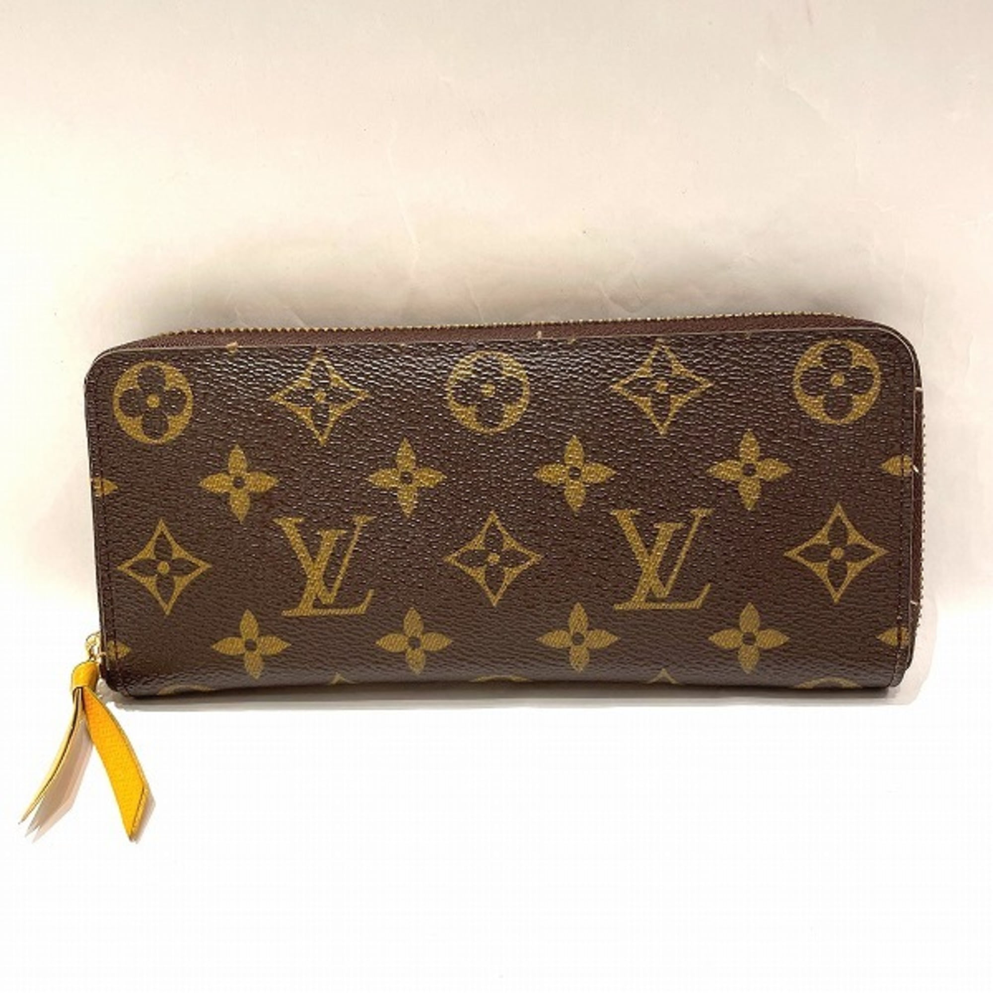 Authenticated Used Louis Vuitton Monogram Portefeuille Clemence
