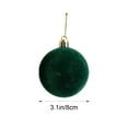 thumbnail image 3 of TMOYZQ 10 PCS Christmas Balls Bulk Shatterproof Plastic Christmas Tree Decorations for Decorative Hanging Baubles 3.1in, 3 of 6