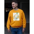 thumbnail image 2 of Image Conscious Urban Graffiti Fish Sweatshirt Men's -Image Conscious Designs, 2 of 4