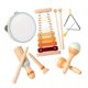 thumbnail image 4 of 6x instrumentos musicales Montessori instrumentos de percusión de madera juguete pandereta xilófono juguete juguete para fiesta juguetes bebés, 4 of 9