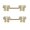 Goldetone, variant on Body Accentz 14g paved butterfly Nipple Ring Nipple Bar 1.6mm Nipple Piercing Barbell (Silvertone pink)