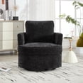 thumbnail image 6 of 360 Degree Rotating Swivel Chair with Breathable Chenille Fabric - Sturdy Metal Base for Home Office & Living Room Use, Easy Assembly, 6 of 9