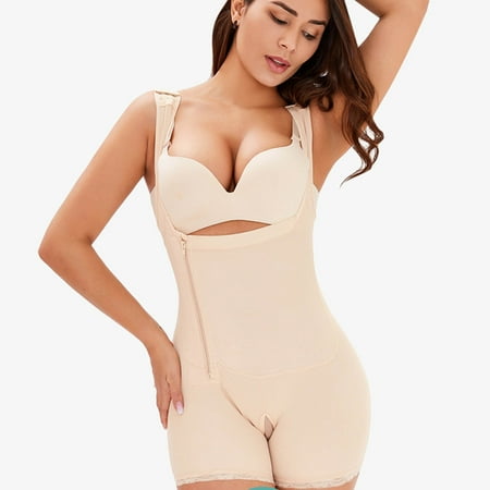 

CHGBMOK Body Shapewear for Women Plus Size Body-sculpting High-Waisted Hips Corset Shapewear Control Panty Waist Trainer Body Shaper on Clearance