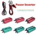 thumbnail image 1 of Inversor de Corriente de Onda Sinusoidal Pura de 300 W, 12 V a 110 V Ca, Adaptador para Enchufe de Coche, Convertidor de Corriente con Puertos de Carga Usb de 2 a y 2 Pinzas de Batería., 1 of 7