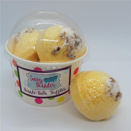 Sassy Bubbles 3Pack LemonTruffle Lemon Verbena Bubble Bath Truffle - Set of 3