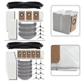 thumbnail image 4 of Para Blaupunkt Para Bluebot Comfort Plus Accesorios de repuesto Cepillo lateral principal, 4 of 5