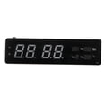 thumbnail image 1 of Reloj despertador digital LED grande, reloj de pared, calendario de 24 horas, temperatura y semana. 33x9x3cm, 1 of 7