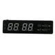 thumbnail image 1 of Reloj despertador digital grande de pared con timbre horario para dormitorio y sala de estar. 33x9x3cm, 1 of 7
