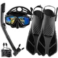 thumbnail image 1 of Equipo de Snorkel DiVLMT para Adultos con Aletas y Máscara de Buceo, 1 of 8