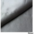 thumbnail image 2 of Luxury Satin 100 Percent Polyester Solid Sheet Set, Full, Silver, 2 of 4