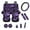 Camo Hunting Purple Wood, variant on Yuyamidu Camo Hunting Car Seat Covers Set of 12 Purple Wood Steering Wheel Cover Seatbelt Cushion Pad Cup Holder Chapstick Sleeve Keychain Wrist Strap Key Chain Car Accessories