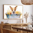 thumbnail image 5 of Portuguese Podengo Pequeno Dog Wall Art for Bathroom, Funny Animal Canvas, Canvas Print Painting for Bedroom, Home decor, 5 of 6