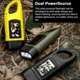 thumbnail image 2 of Portable Flashlight Hand Crank Dynamo Torch Lantern Multifunctional Solar Power Rechargeable Tent for Outdoor Camping Hiking High Brightness, 2 of 7