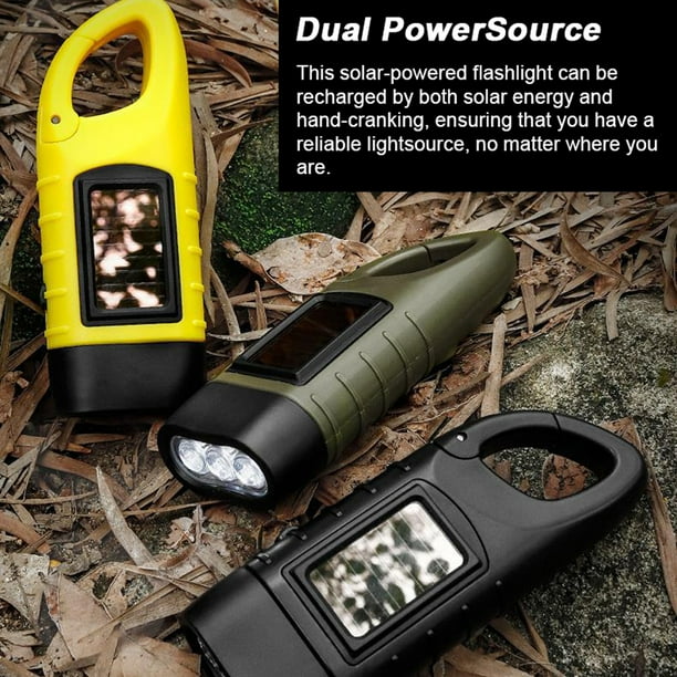 Lampe De Poche Solaire, Lampe Torche Solaire Led Portable Rechargeable