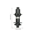 thumbnail image 3 of L'arbre de Roue de Libération Rapide de Levier de Réduction de Friction de l'Artisanat Fournit une Installation Pratique Moyeu de Roulement en Alliage d'Aluminium Noir/148 * 12MSXM390, 3 of 9