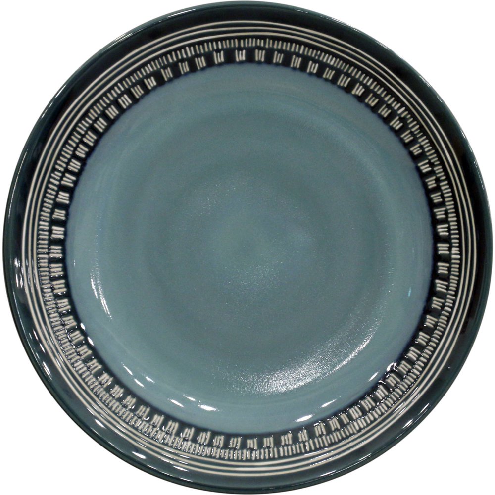 Better Homes & Gardens Teal Medallion Dinner Plate