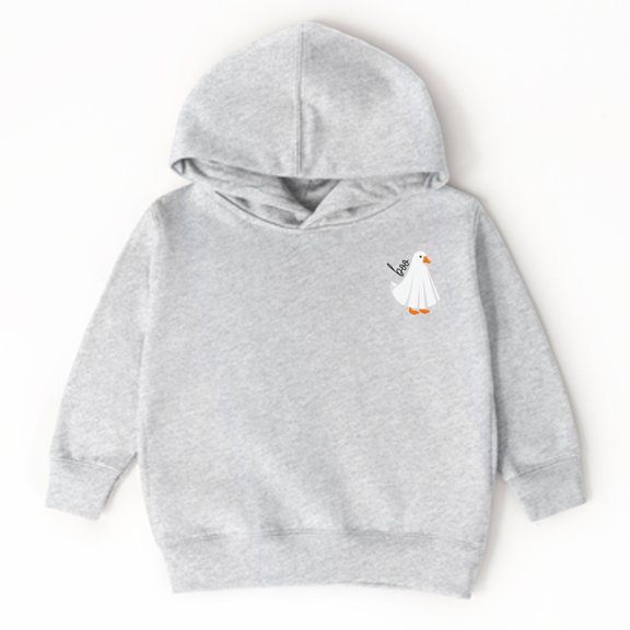 Boo Ghost Goose - Toddler Hoodie and Youth Graphic Hoodie