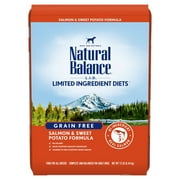 Natural Balance L.I.D. Limited Ingredient Diets Salmon & Sweet Potato Formula Dry Dog Food, 12 Pounds