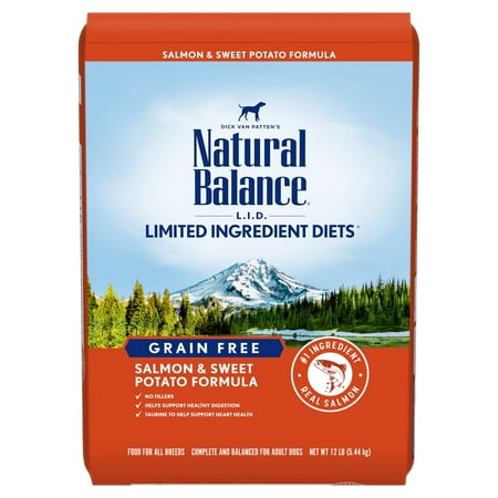 UPC: 0723633777513 | Natural Balance L.I.D. Limited Ingredient Diets Salmon & Sweet Potato Formula Dry Dog Food  12 Pounds