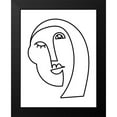 thumbnail image 2 of Mosher, Deidre 12x14 Black Modern Framed Museum Art Print Titled - Linear Character II, 2 of 5