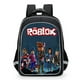 thumbnail image 3 of Roblox-mochila escolar con cremallera para hombre y mujer, bolso de moda para estudiantes de primaria y secundaria, 3 of 3